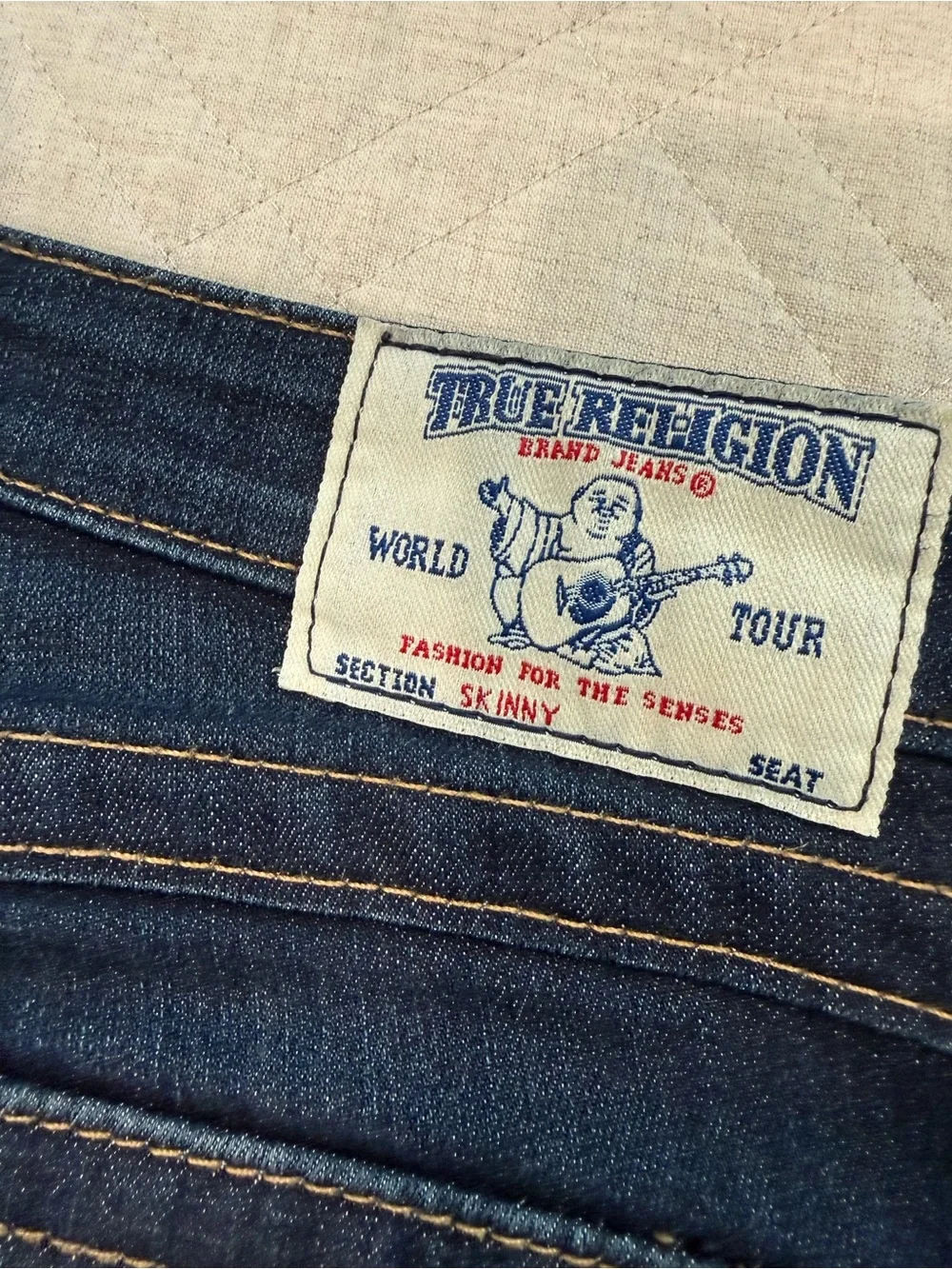True Religion Dark Blue Women's Skinny Jeans Sz 27